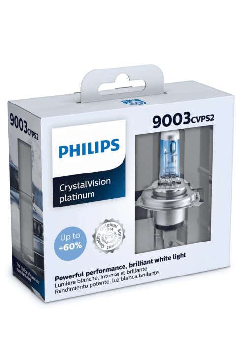 Focos H4 Philips Crystal Vision Platinum