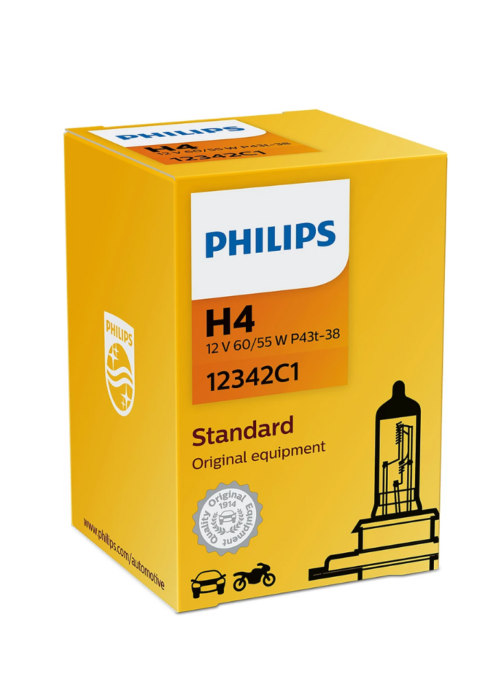 Foco Philips H4 Halógeno 12v 55w