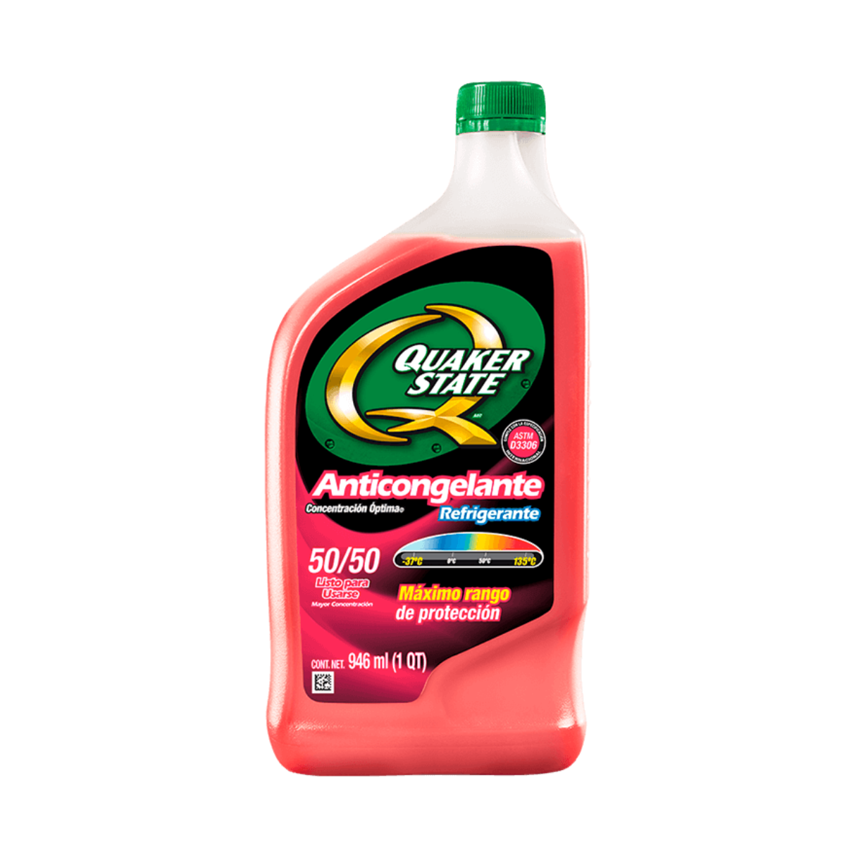 Anticongelante Quaker State C. Óptima 50/50 946ml