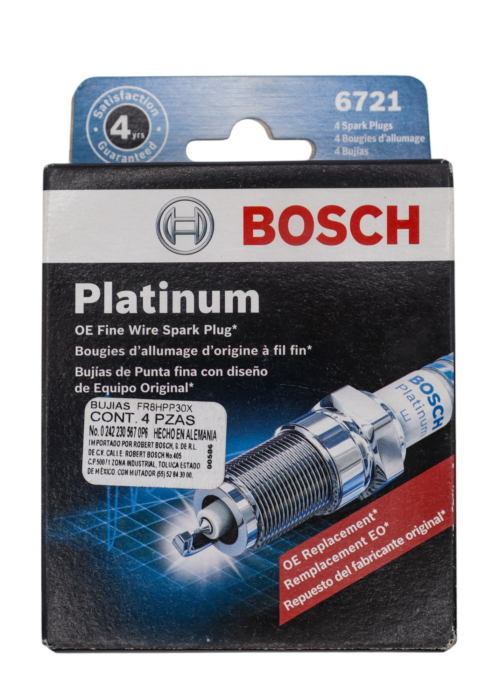 Kit 4 Bujias Bosch Platino Vw Vento 1.6 2014-2022