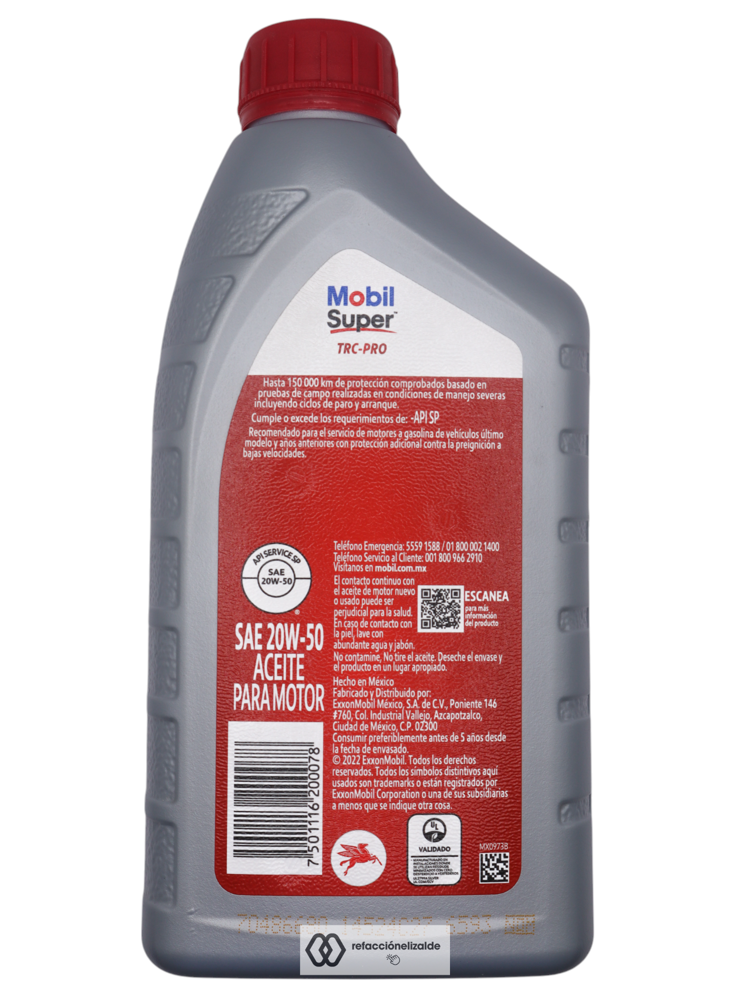 Mobil Super TRC-PRO 20w50 946ml - Imagen 2