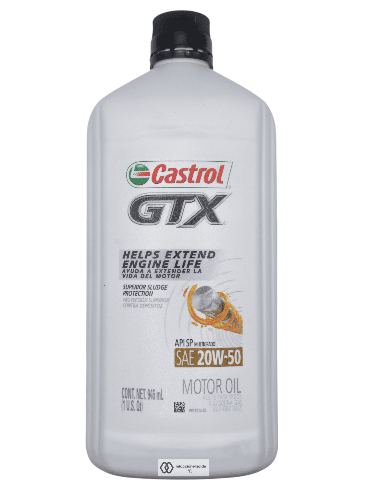 Aceite Castrol GTX 20w50 Multigrado 946ml