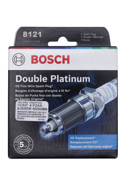 Kit 4 Bujias Bosch Doble Platino Nissan Versa