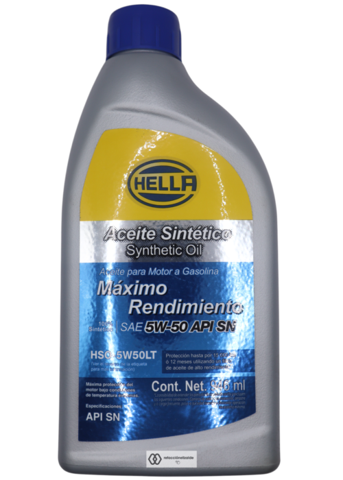 Hella 5w50 Sintético 946ml