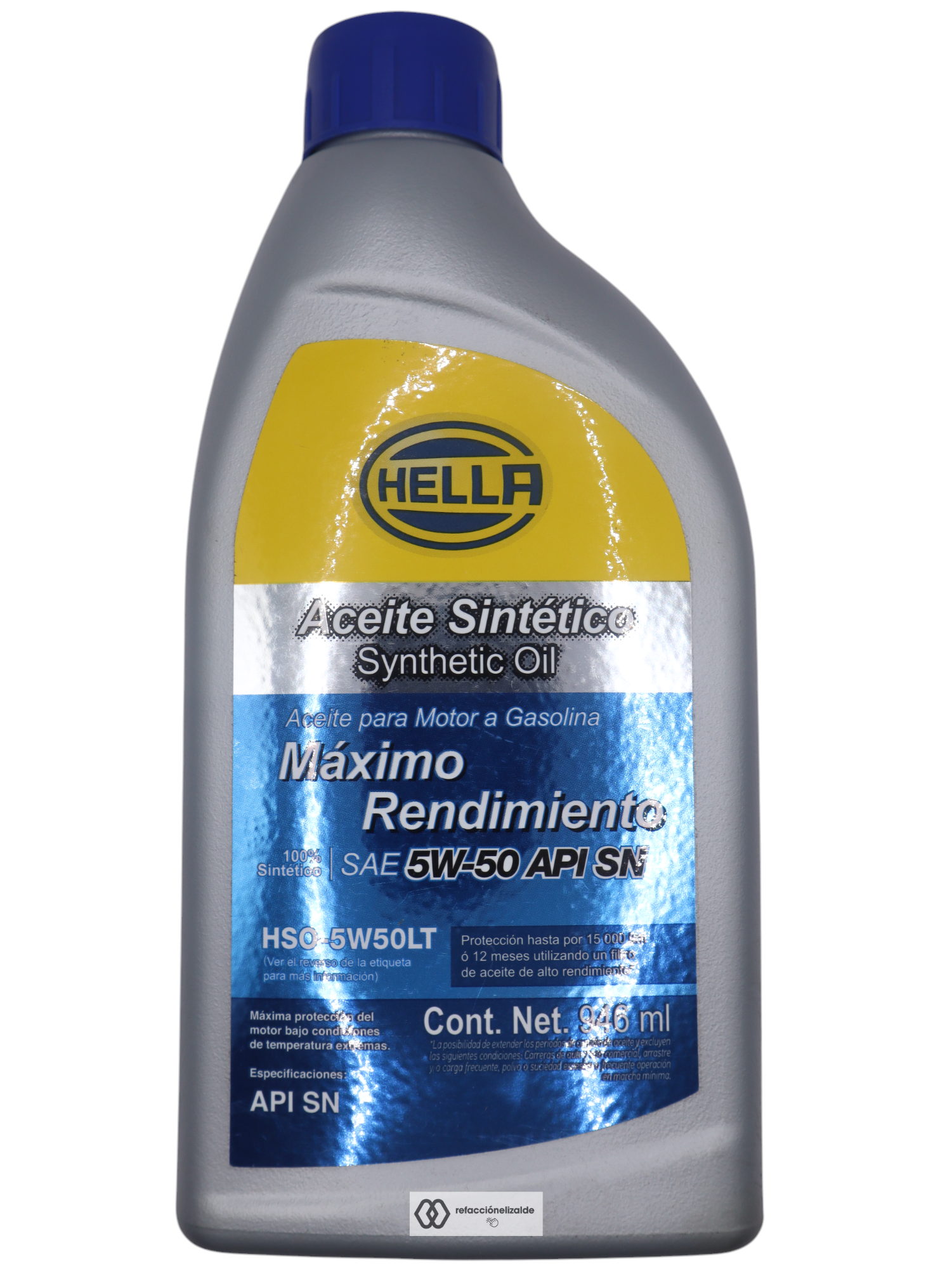 Hella 5w50 Sintético 946ml