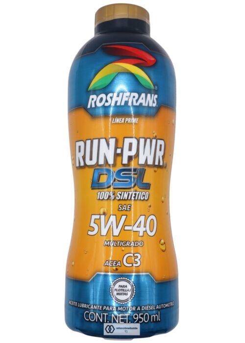 Roshfrans Sintético Diesel Run Pwr 5w40 950ml