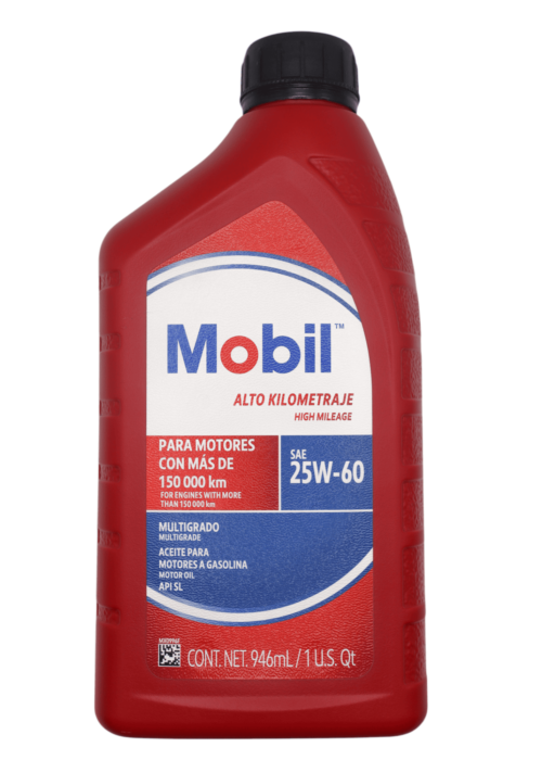 Mobil Alto Kilometraje 25w60 946ml