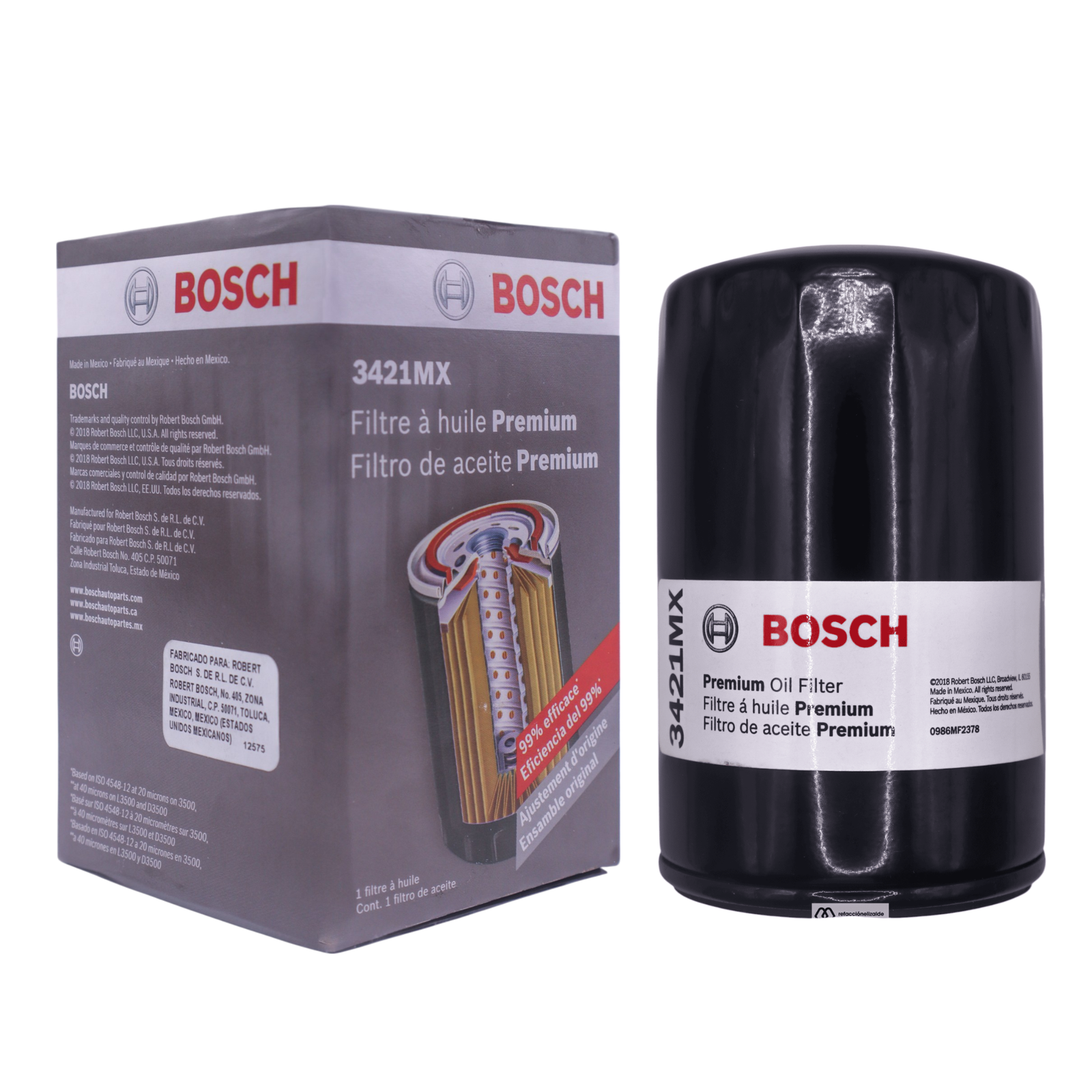 Filtro Aceite Sintético Bosch Premium 3421MX - Imagen 4